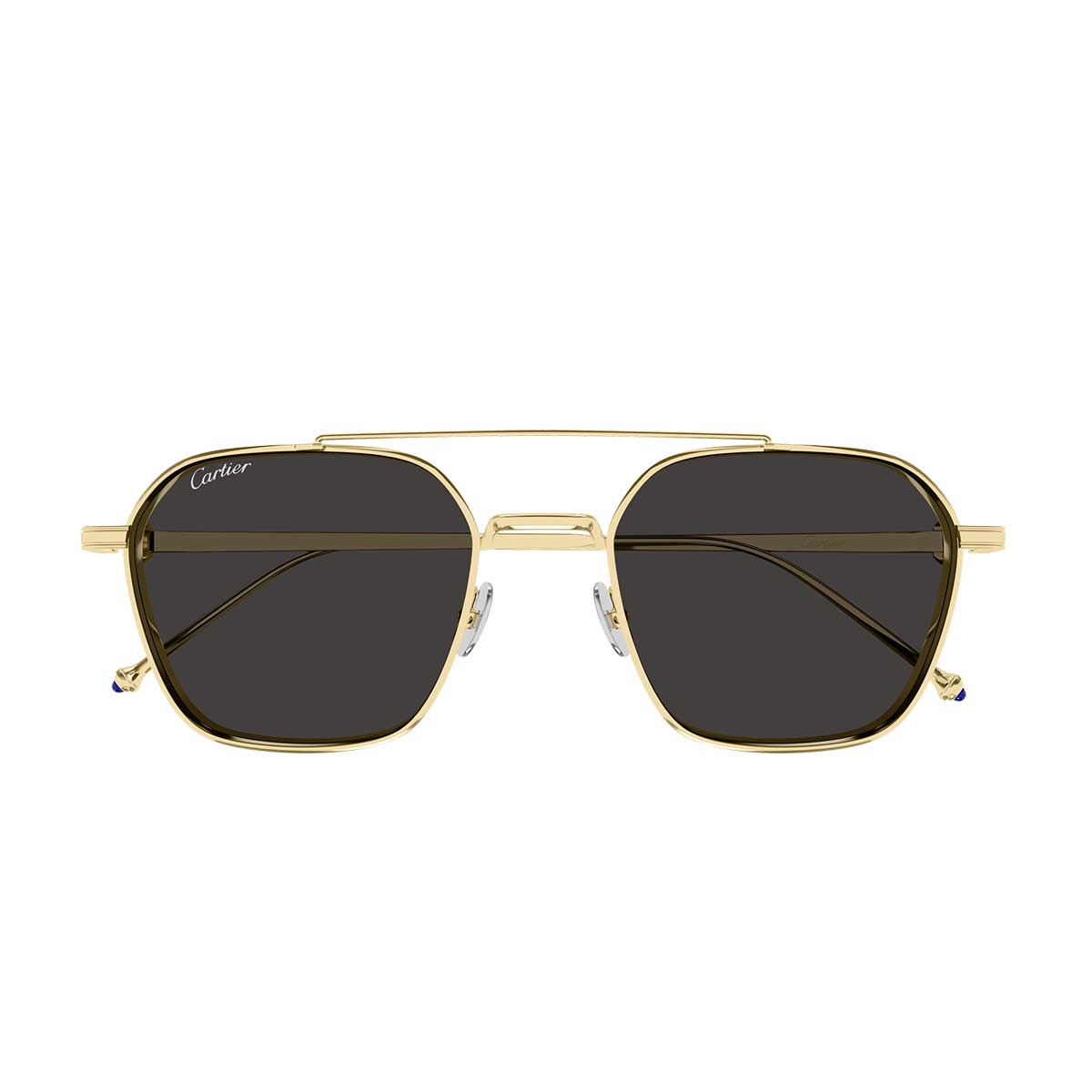 Cartier Occhiali da Sole CT0618S 001 Oro/Grigio Uomo