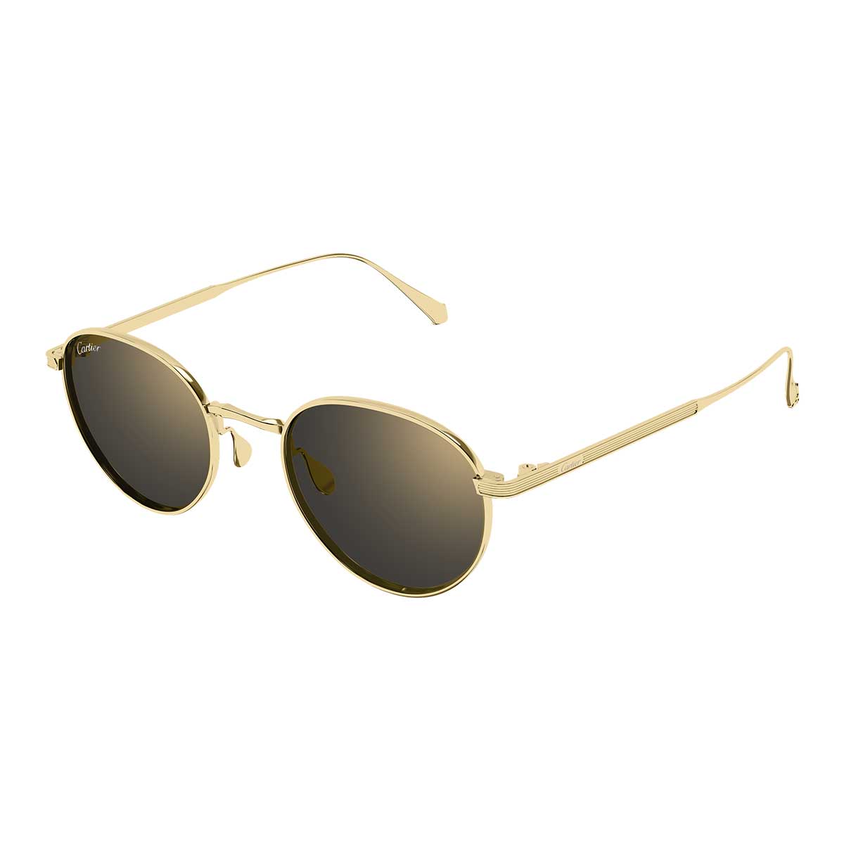 Cartier Occhiali da Sole CT0626S 006 Oro/Grigio Unisex