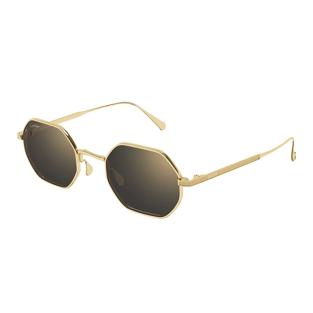 Cartier Occhiali da Sole CT0627S 001 Oro/Grigio Unisex