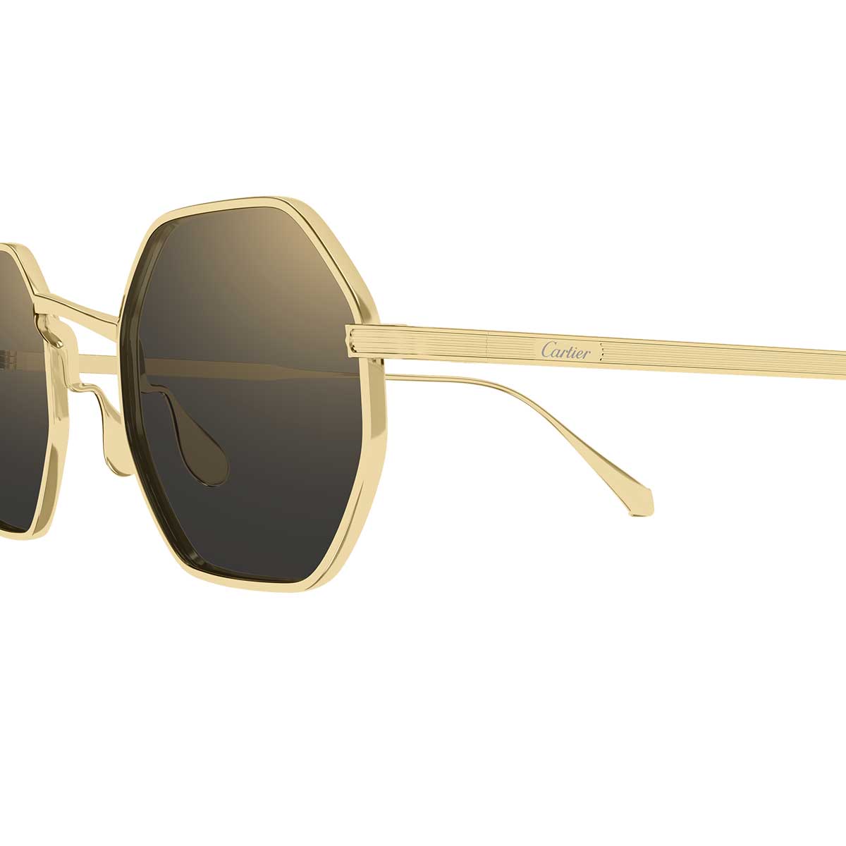 Cartier Occhiali da Sole CT0627S 001 Oro/Grigio Unisex