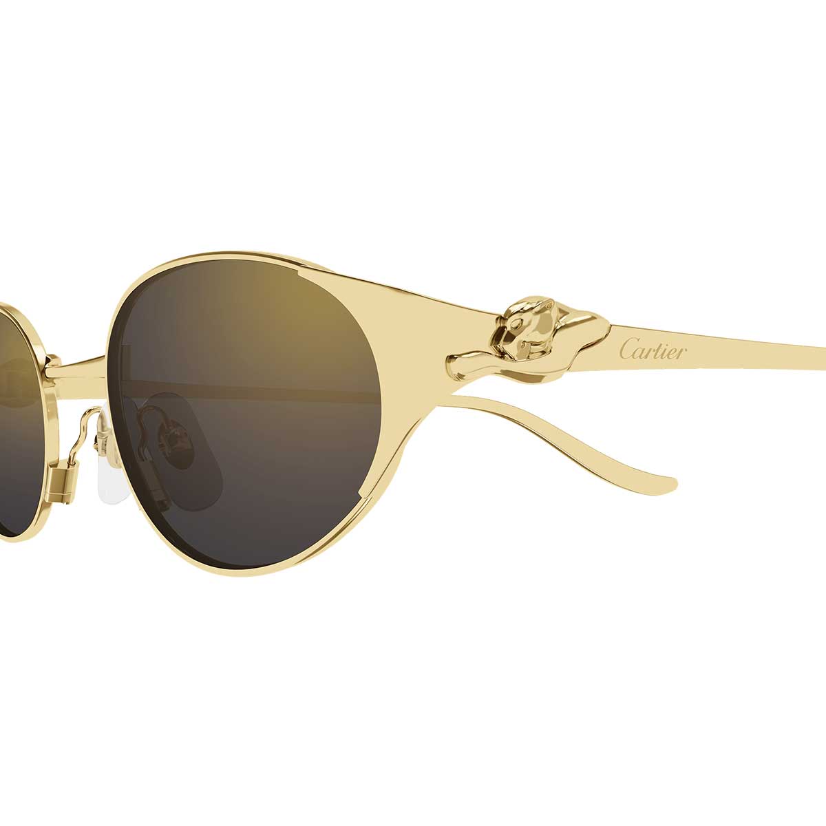 Cartier Occhiali da Sole CT0630S 001 Oro/Grigio Donna