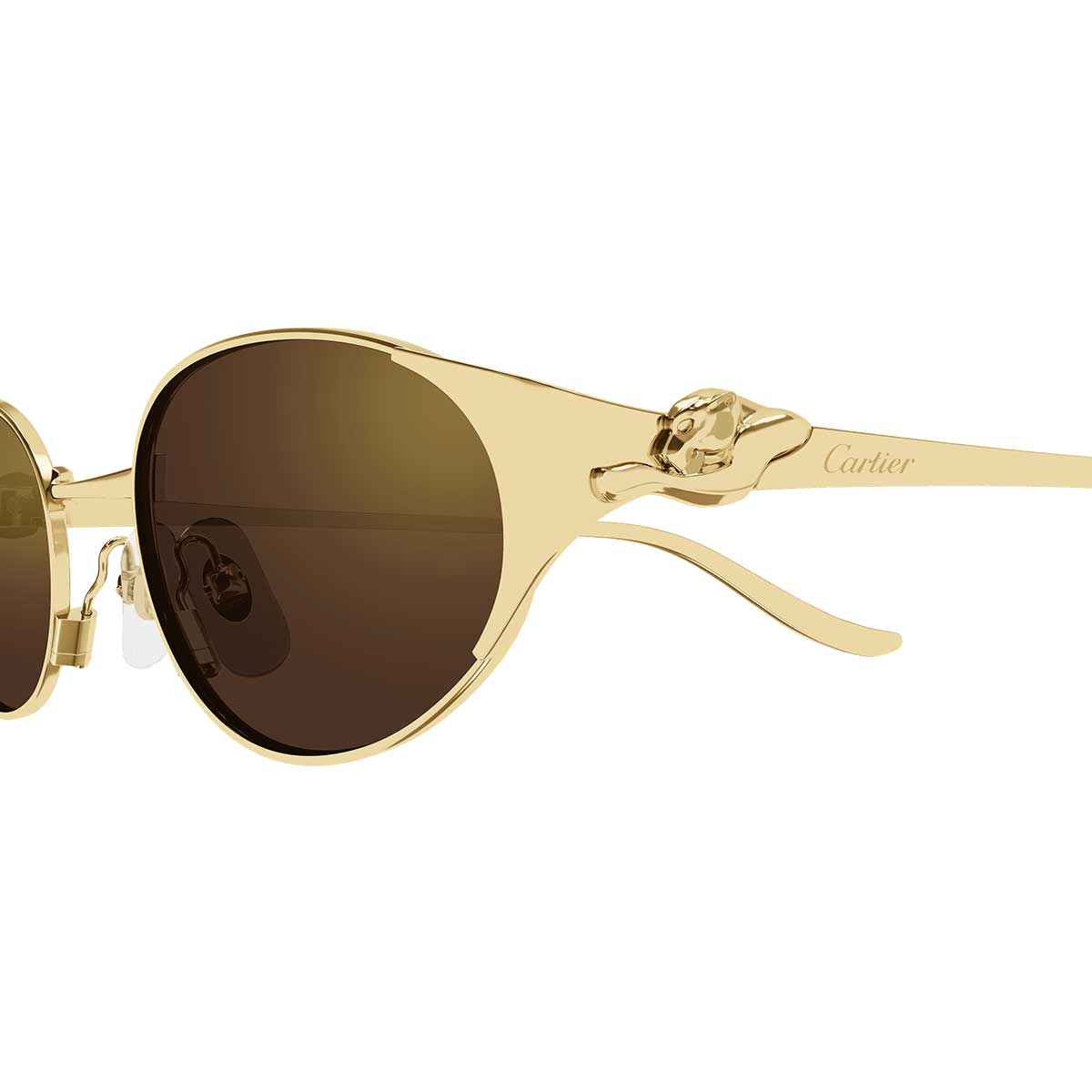 Cartier Occhiali da Sole CT0630S 002 Oro/Marrone Donna