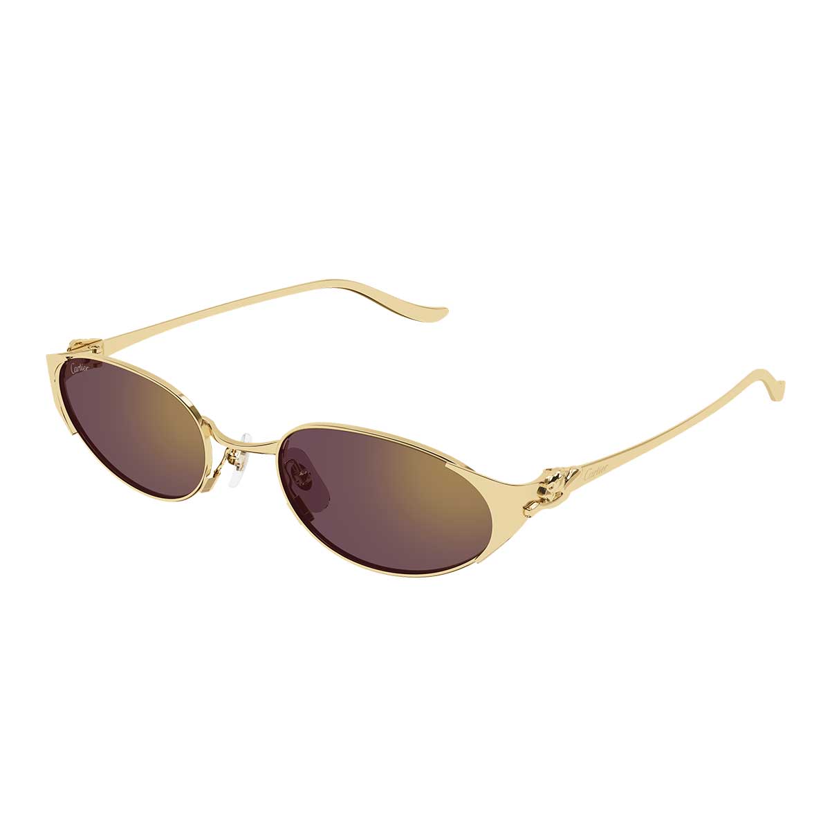 Cartier Occhiali da Sole CT0630S 003 Oro/Viola Donna