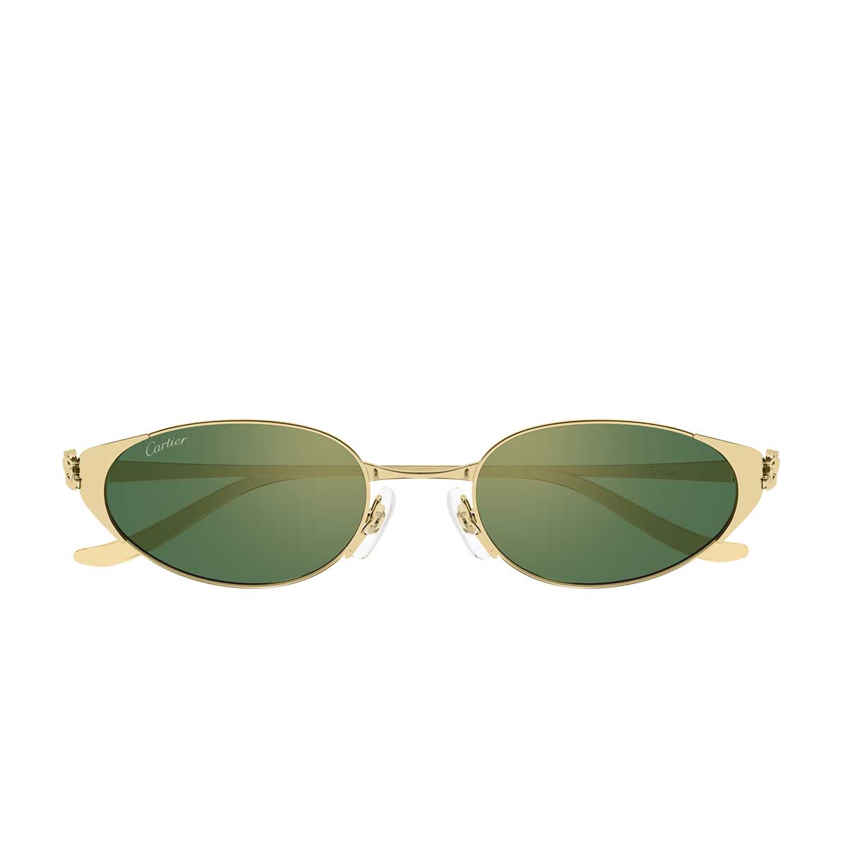 Cartier Occhiali da Sole CT0630S 004 Oro/Verde Donna