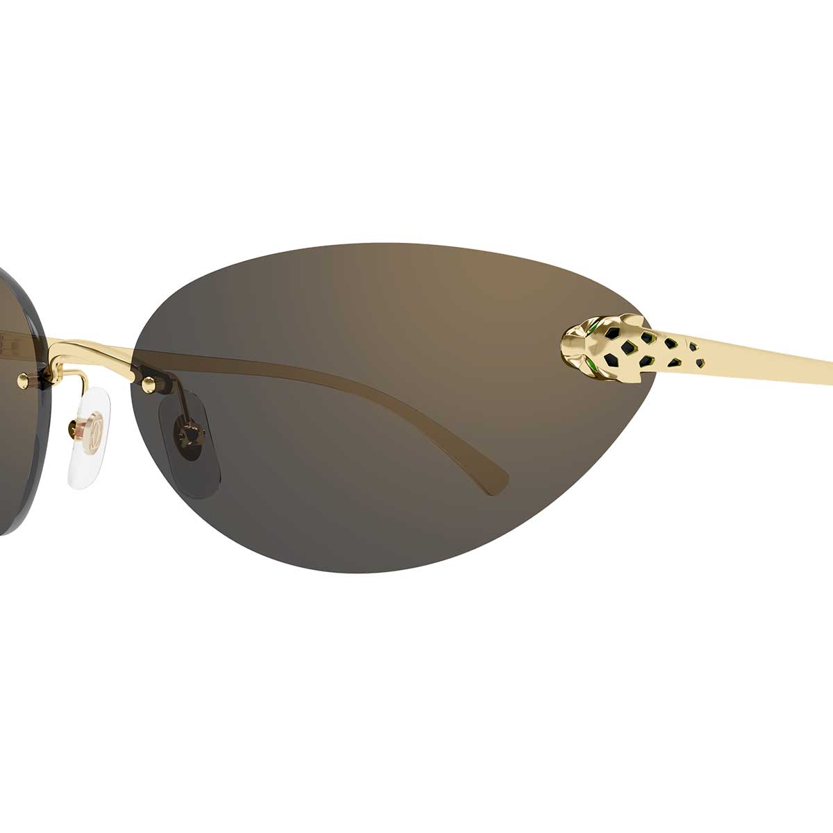 Cartier Occhiali da Sole CT0635S 001 Oro/Grigio Donna
