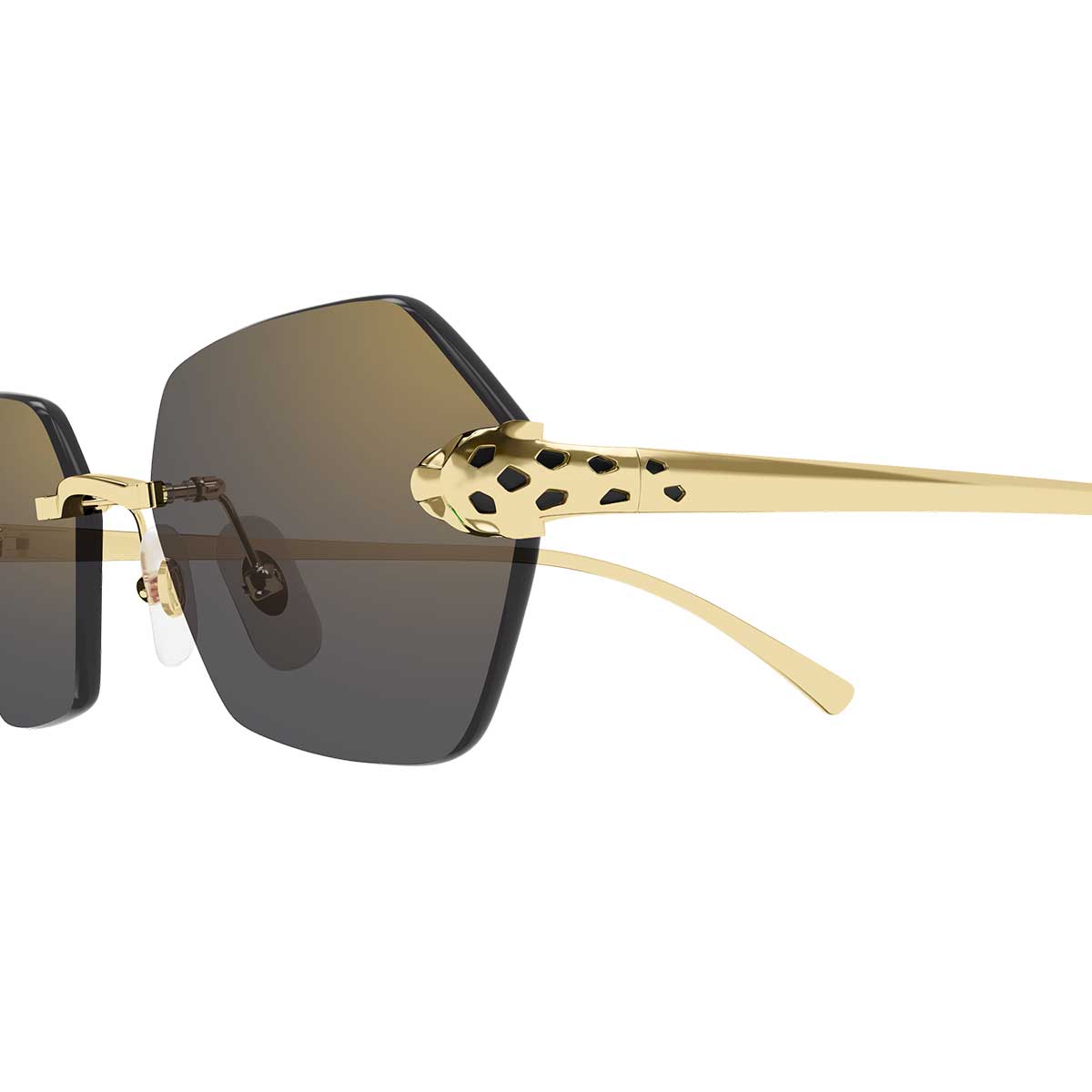 Cartier Occhiali da Sole CT0636S 001 Oro/Grigio Donna
