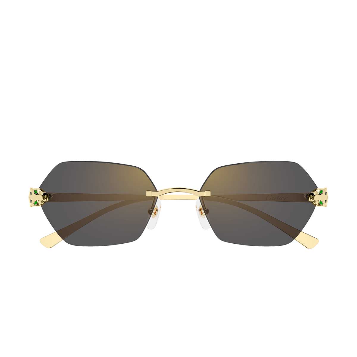 Cartier Occhiali da Sole CT0636S 001 Oro/Grigio Donna