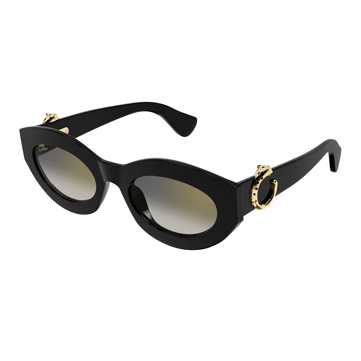 Cartier Occhiali da Sole CT0638S 001 Nero/Grigio Donna