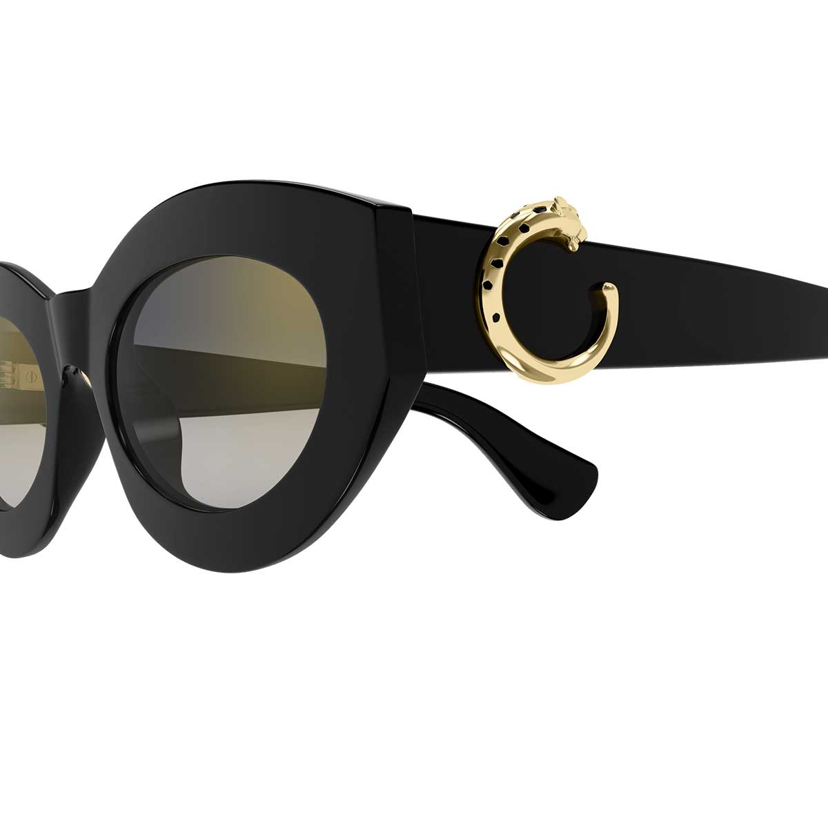 Cartier Occhiali da Sole CT0638S 001 Nero/Grigio Donna