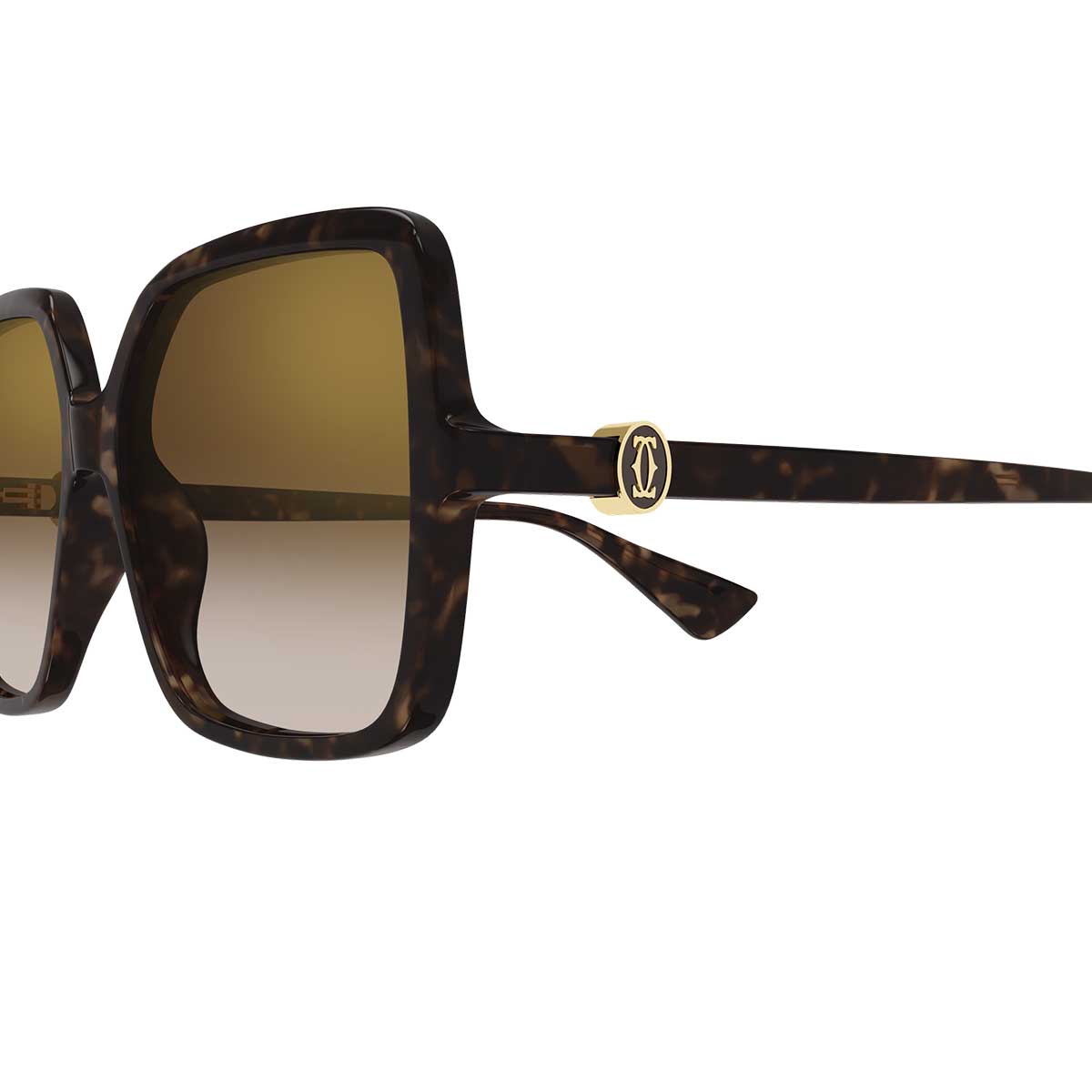 Cartier Occhiali da Sole CT0641S 002 Marrone/Marrone Donna