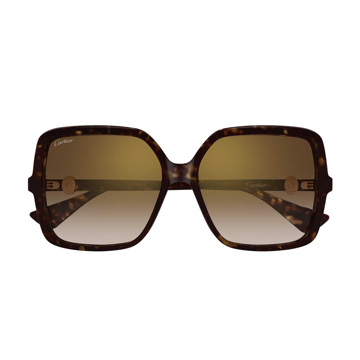 Cartier Occhiali da Sole CT0641S 002 Marrone/Marrone Donna
