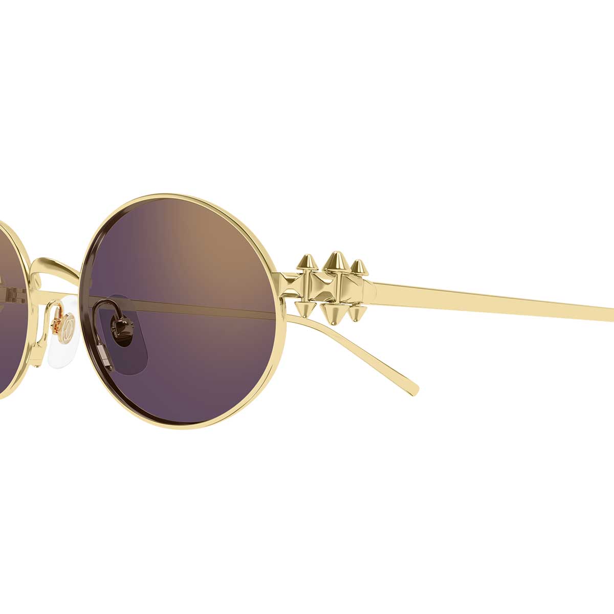 Cartier Occhiali da Sole CT0644S 002 Oro/Viola Donna