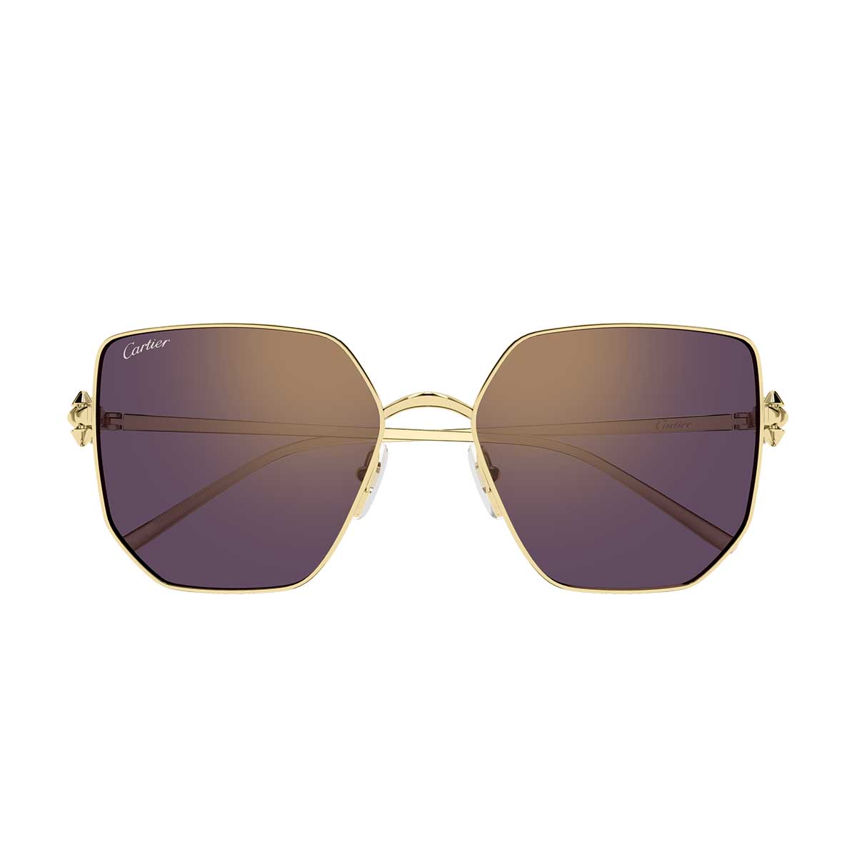 Cartier Occhiali da Sole CT0645S 002 Oro/Viola Donna