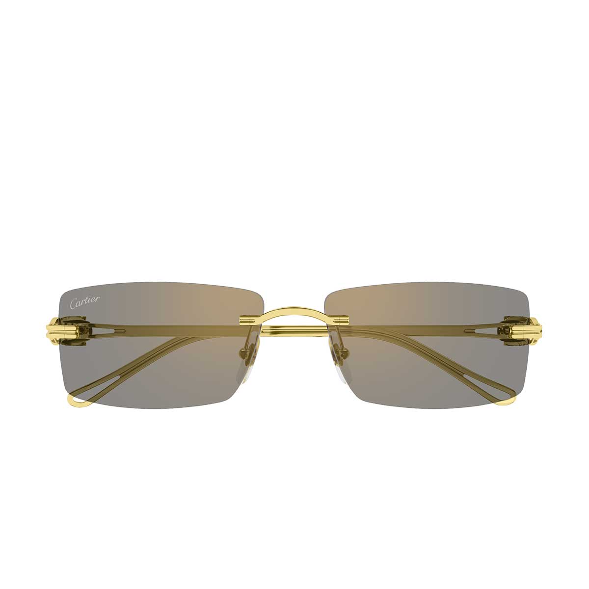 Cartier Occhiali da Sole CT0647S 002 Oro/Grigio Unisex