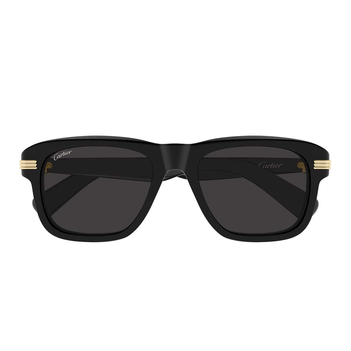 Cartier Occhiali da Sole CT0657S 001 Nero/Grigio Uomo