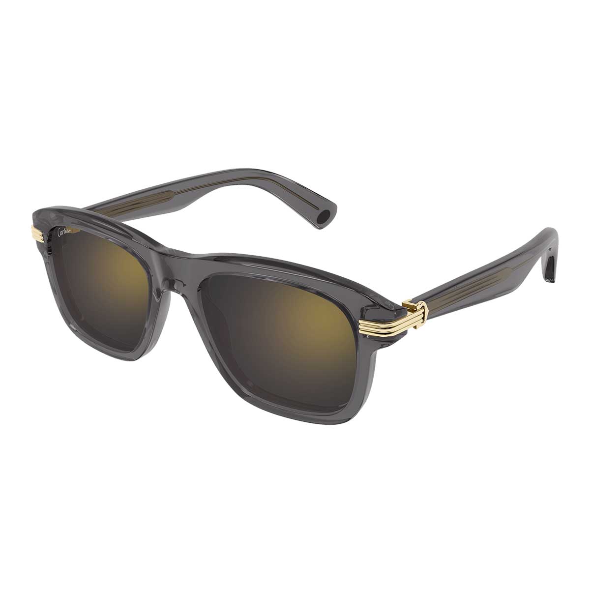 Cartier Occhiali da Sole CT0657S 003 Grigio/Grigio Uomo 2