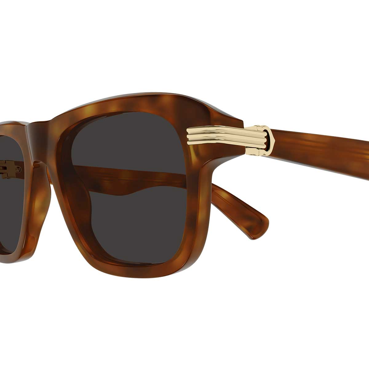 Cartier Occhiali da Sole CT0657S 004 Marrone/Grigio Uomo 3