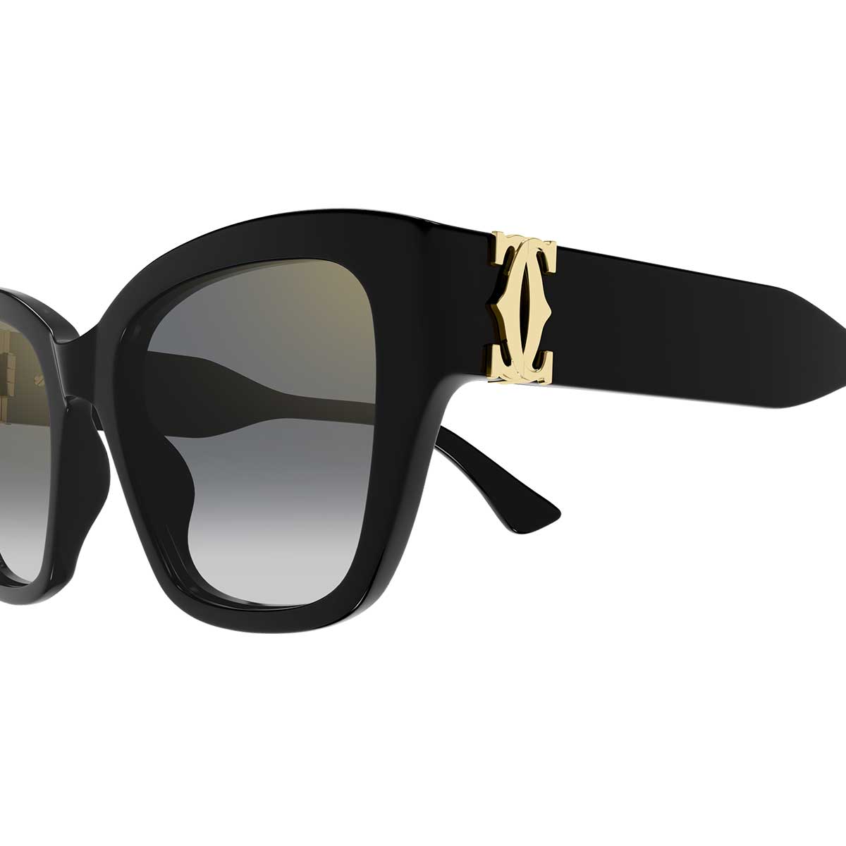 Cartier Occhiali da Sole CT0666S 001 Nero/Grigio Donna 3