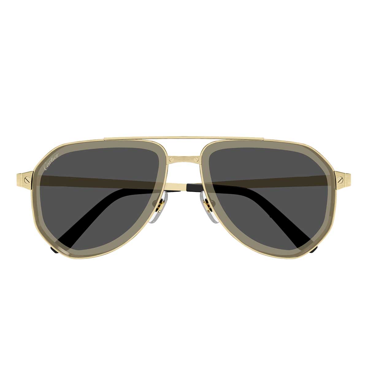 Cartier Occhiali da Sole CT0461S 005 Oro/Grigio Uomo