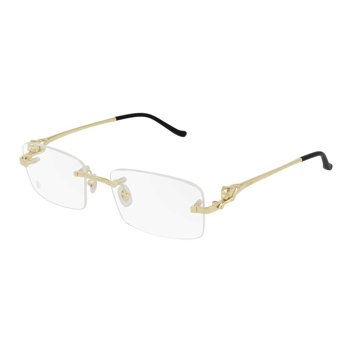 Cartier Occhiali da Vista CT0281O 001 Oro/Trasparente Donna