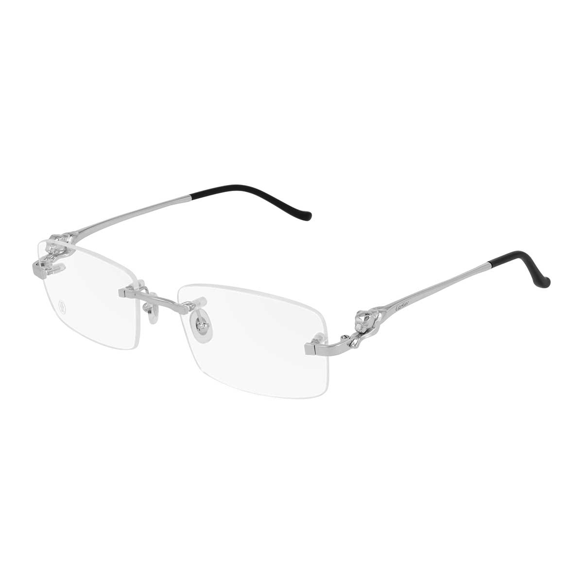 Cartier Occhiali da Vista CT0281O 002 Argento/Trasparente Donna 2