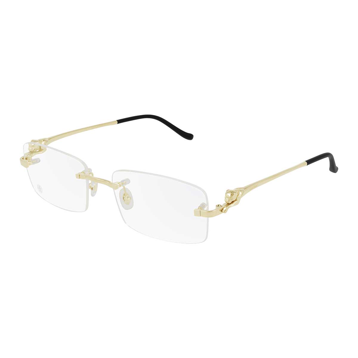 Cartier Occhiali da Vista CT0281O 003 Oro/Trasparente Donna