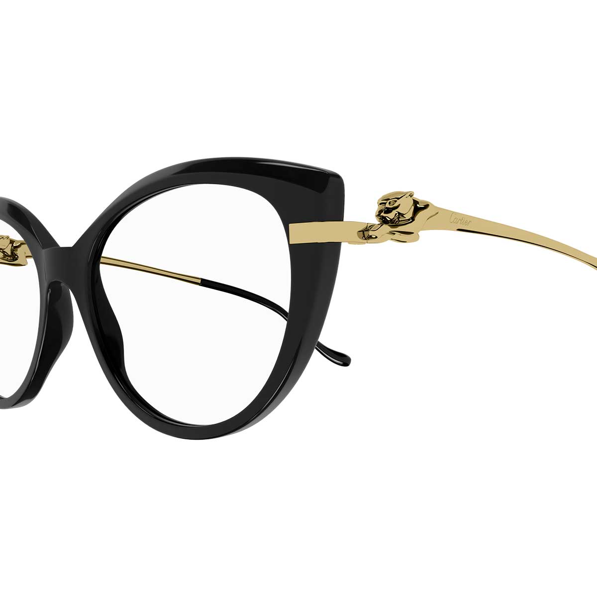Cartier Occhiali da Vista CT0283O 001 NeroOro/Trasparente Donna 3
