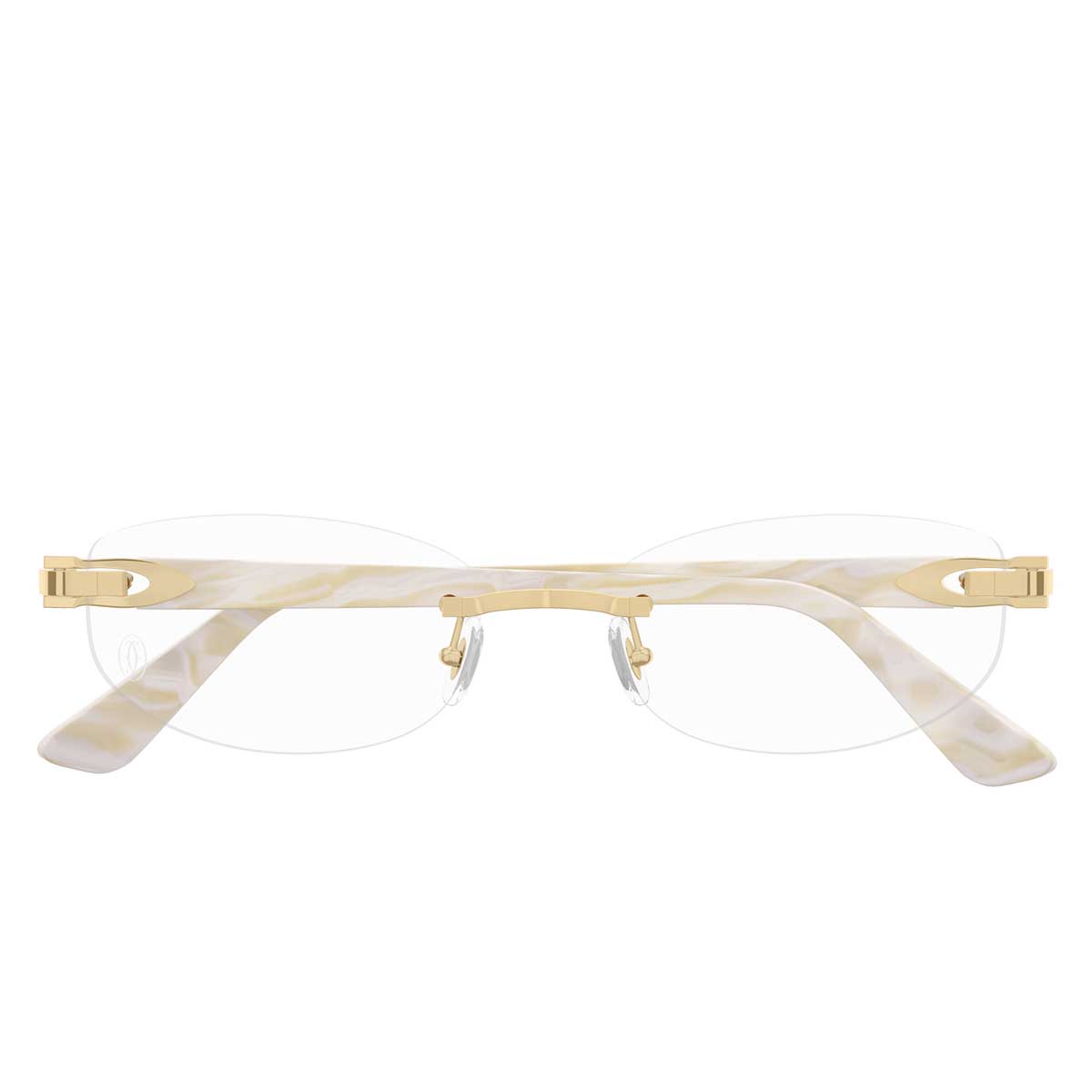 Cartier Occhiali da Vista CT0318O 005 OroAvorio/Trasparente Donna