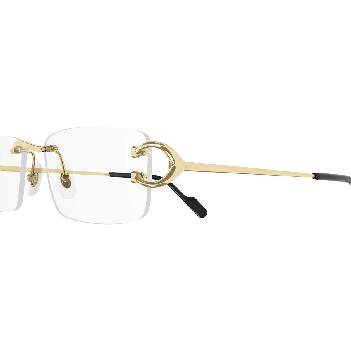 Cartier Occhiali da Vista CT0344O 001 Oro/Trasparente Uomo
