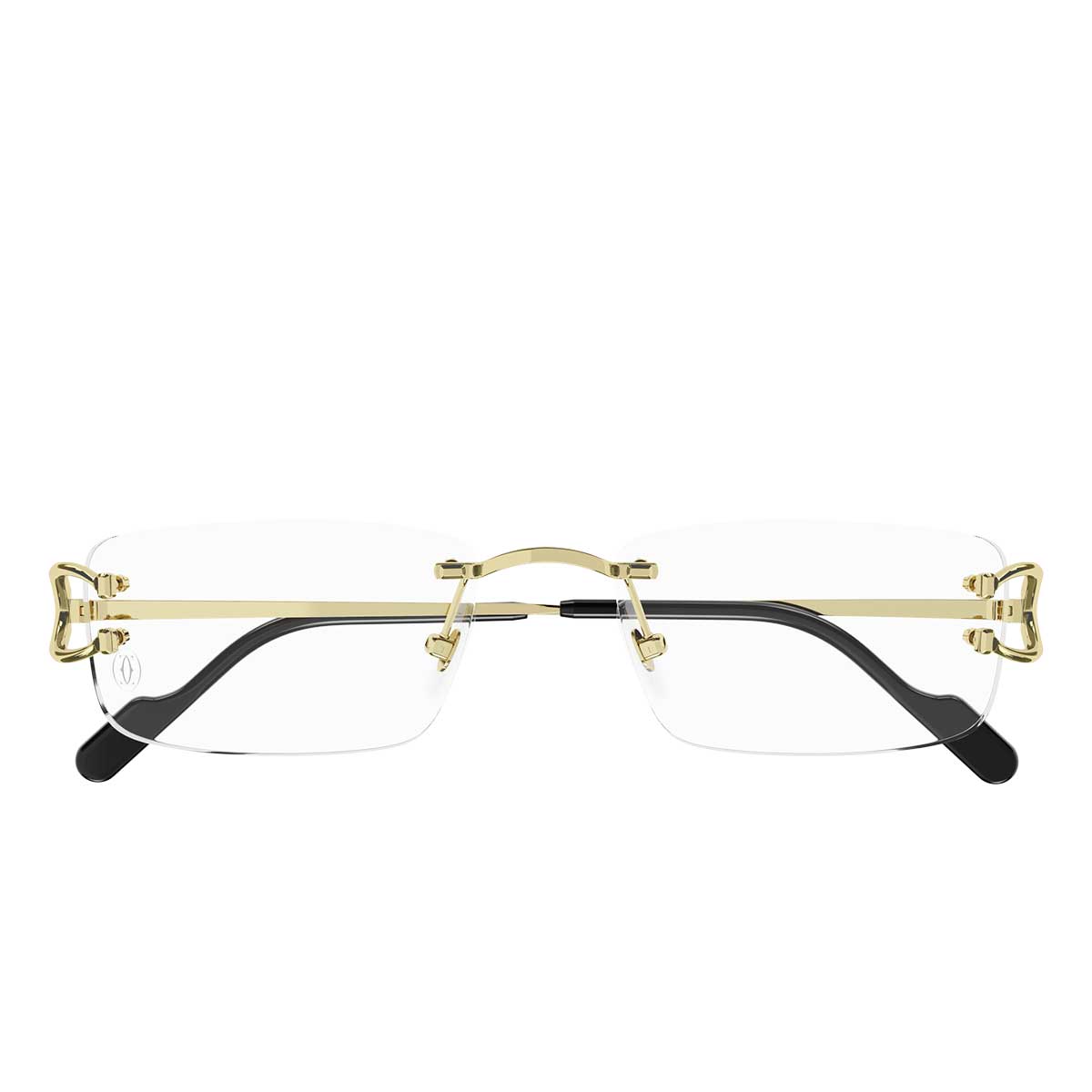 Cartier Occhiali da Vista CT0344O 001 Oro/Trasparente Uomo
