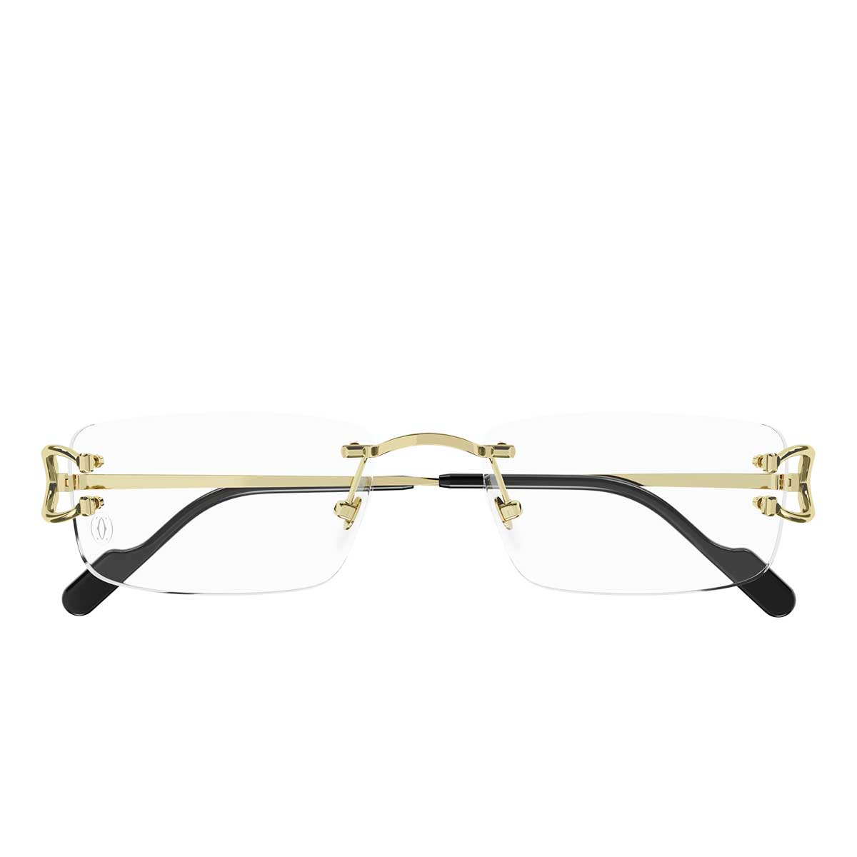 Cartier Occhiali da Vista CT0344O 003 Oro/Trasparente Uomo