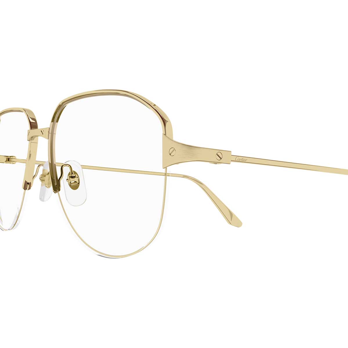 Cartier Occhiali da Vista CT0352O 001 Oro/Trasparente Uomo