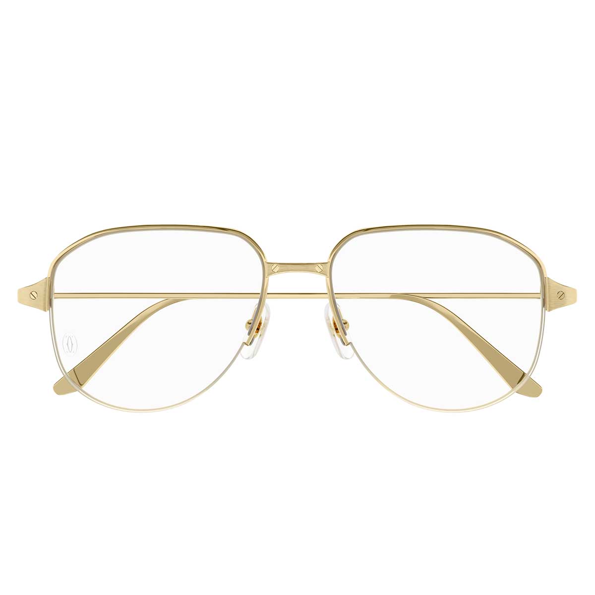 Cartier Occhiali da Vista CT0352O 001 Oro/Trasparente Uomo