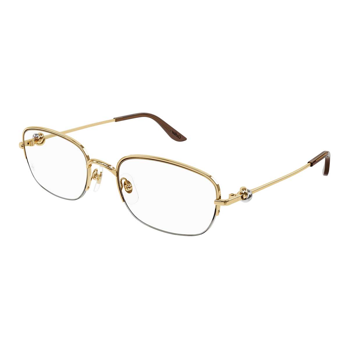 Cartier Occhiali da Vista CT0374O 001 Oro/Trasparente Donna