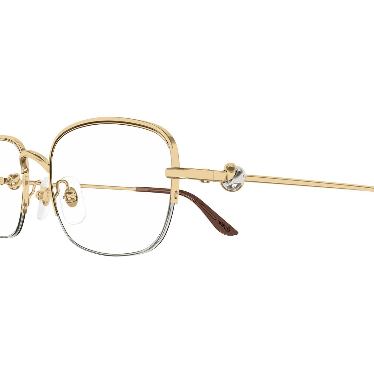 Cartier Occhiali da Vista CT0374O 001 Oro/Trasparente Donna