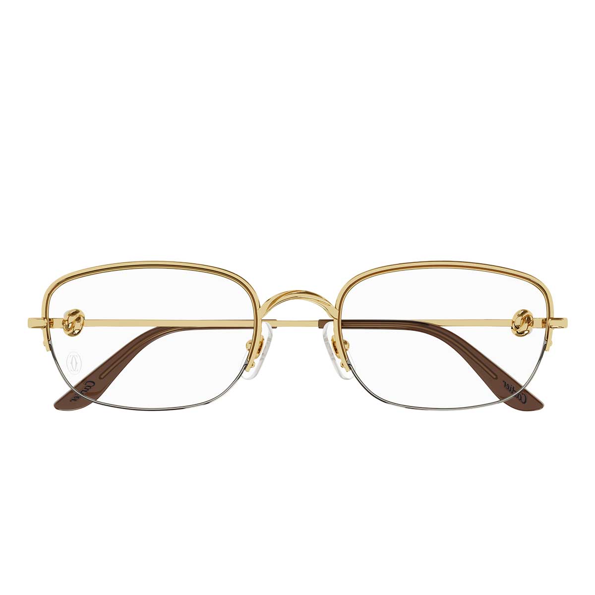 Cartier Occhiali da Vista CT0374O 001 Oro/Trasparente Donna