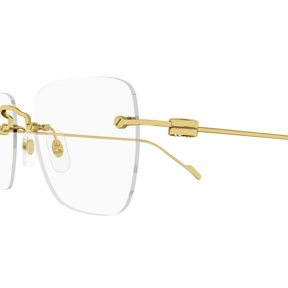 Cartier Occhiali da Vista CT0379O 002 Oro/Trasparente Uomo