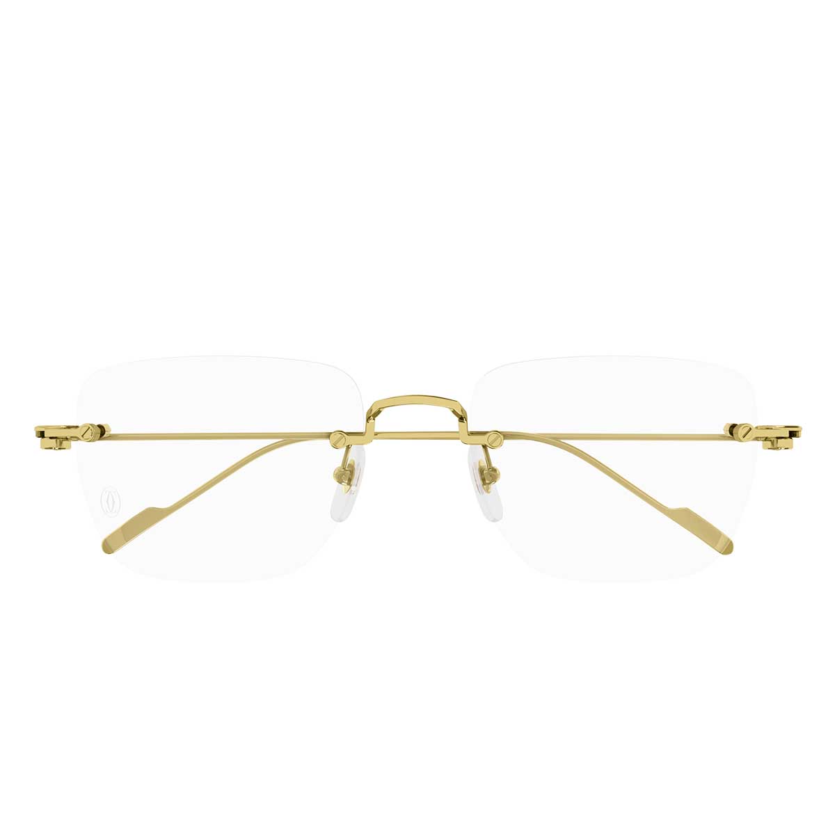 Cartier Occhiali da Vista CT0379O 002 Oro/Trasparente Uomo