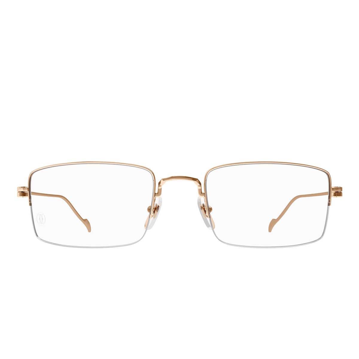 Cartier Occhiali da Vista CT0380O 001 Bronzo/Trasparente Uomo
