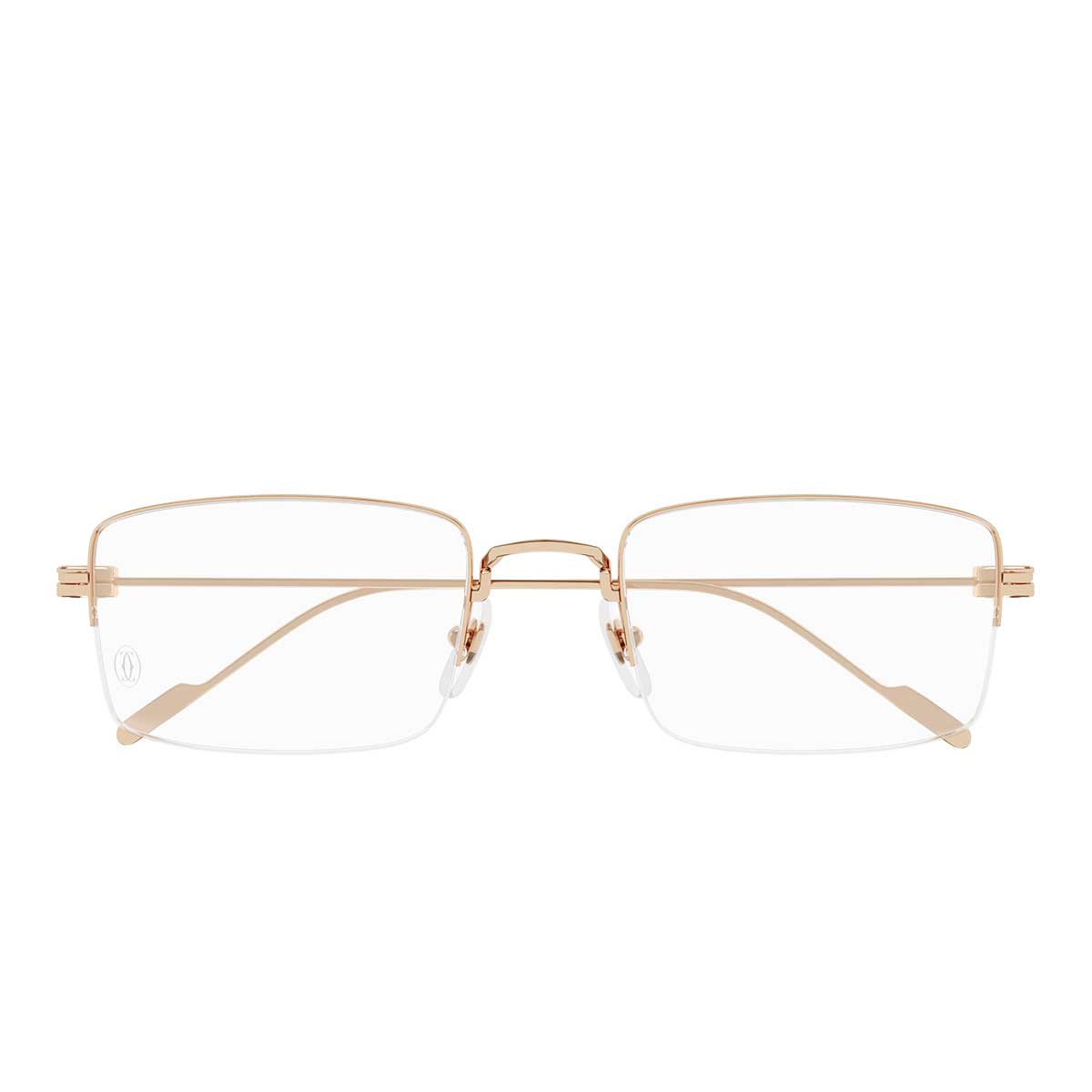 Cartier Occhiali da Vista CT0380O 001 Bronzo/Trasparente Uomo