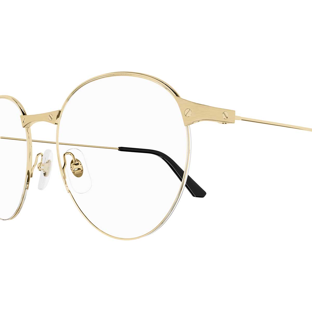 Cartier Occhiali da Vista CT0405O 001 Oro/Trasparente Uomo