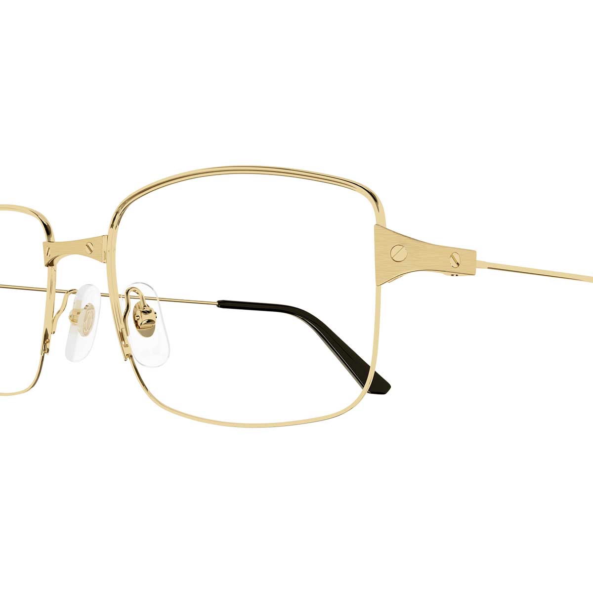 Cartier Occhiali da Vista CT0406O 001 Oro/Trasparente Uomo