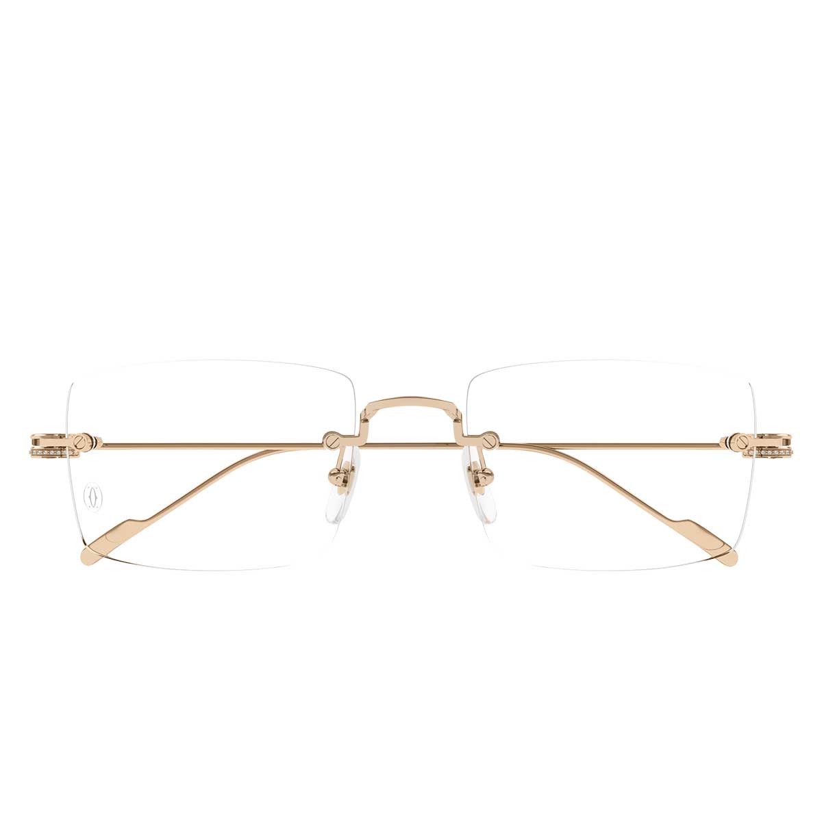 Cartier Occhiali da Vista CT0422O 001 Bronzo/Trasparente Unisex