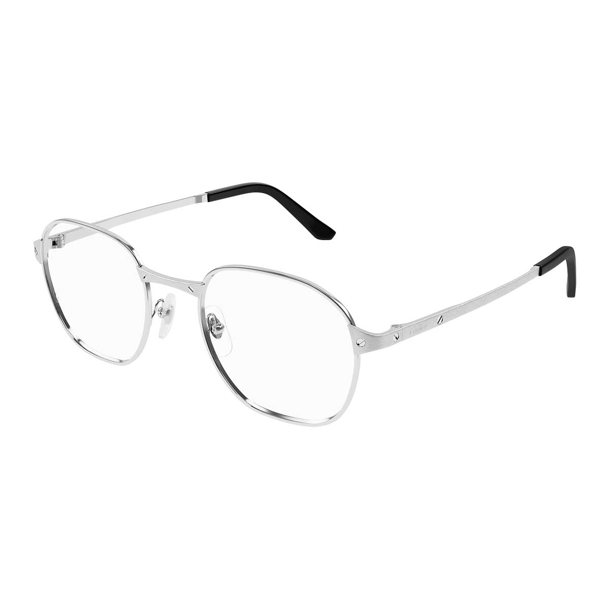 Cartier Occhiali da Vista CT0441O 002 Argento/Trasparente Uomo 2