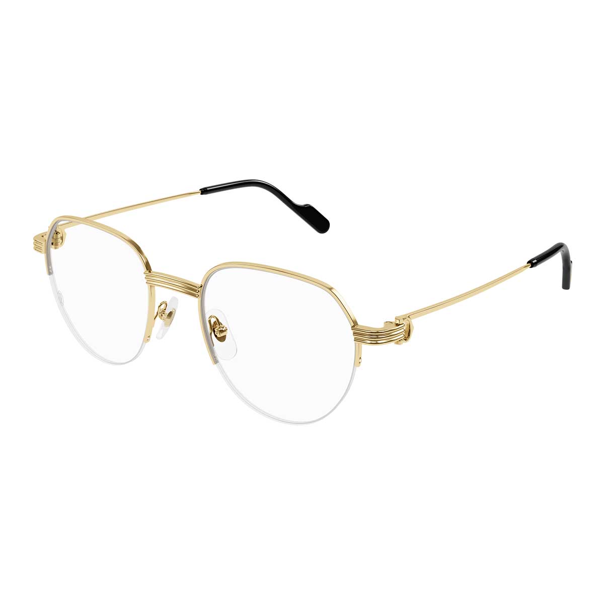 Cartier Occhiali da Vista CT0446O 001 Oro/Trasparente Uomo 2