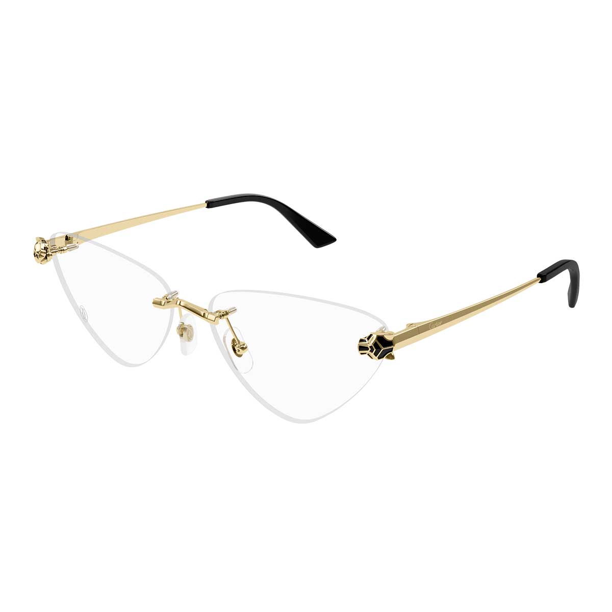 Cartier Occhiali da Vista CT0448O 001 Oro/Trasparente Donna 2