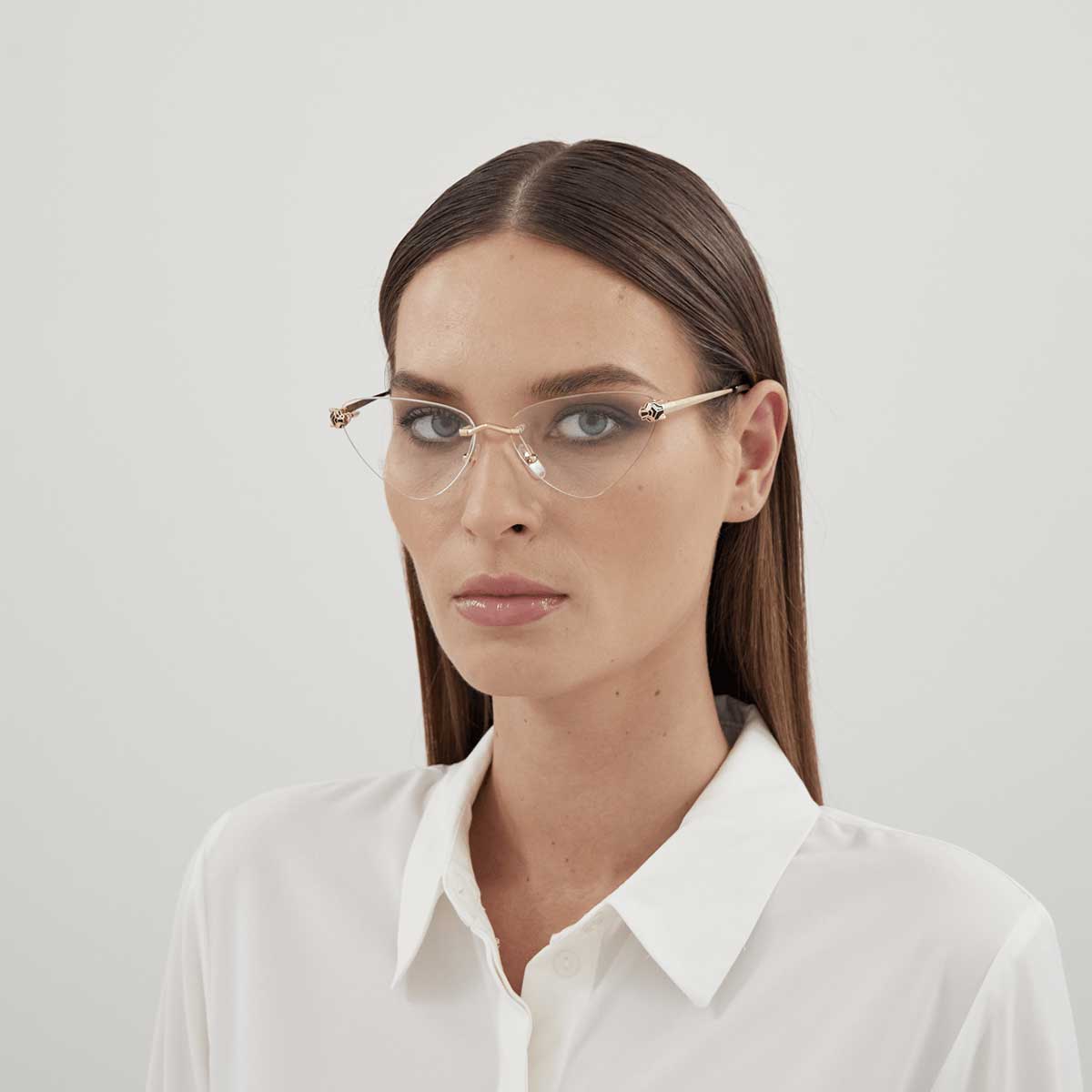 Cartier Occhiali da Vista CT0448O 001 Oro/Trasparente Donna 4