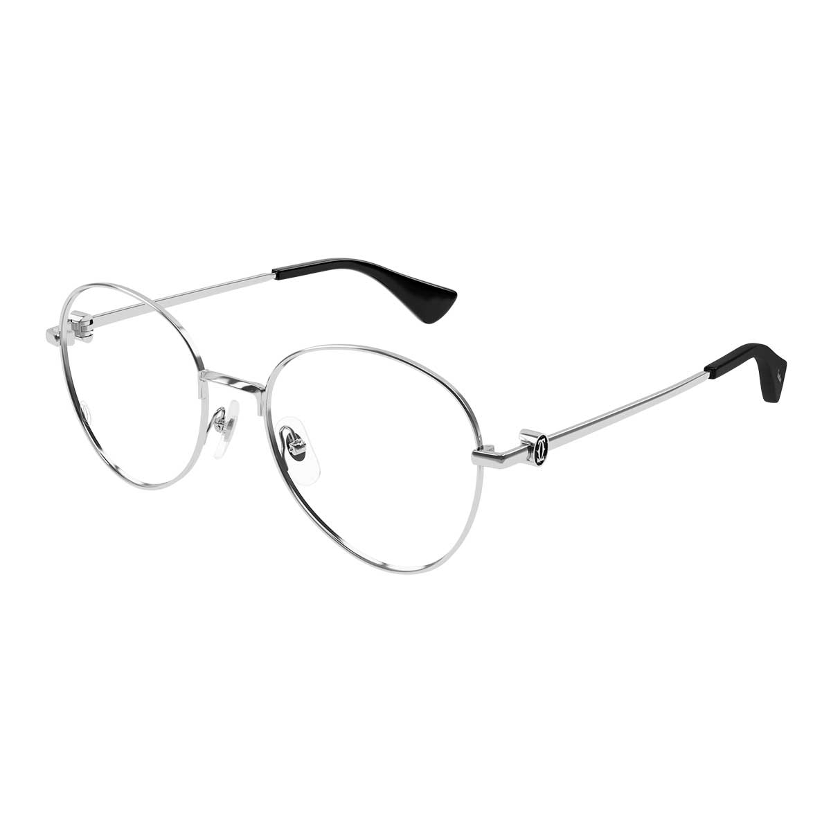 Cartier Occhiali da Vista CT0449O 002 Argento/Trasparente Donna 2