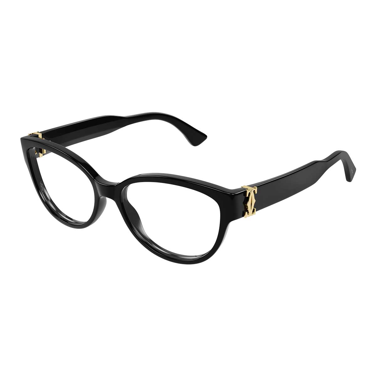 Cartier Occhiali da Vista CT0450O 001 Nero/Trasparente Donna 2