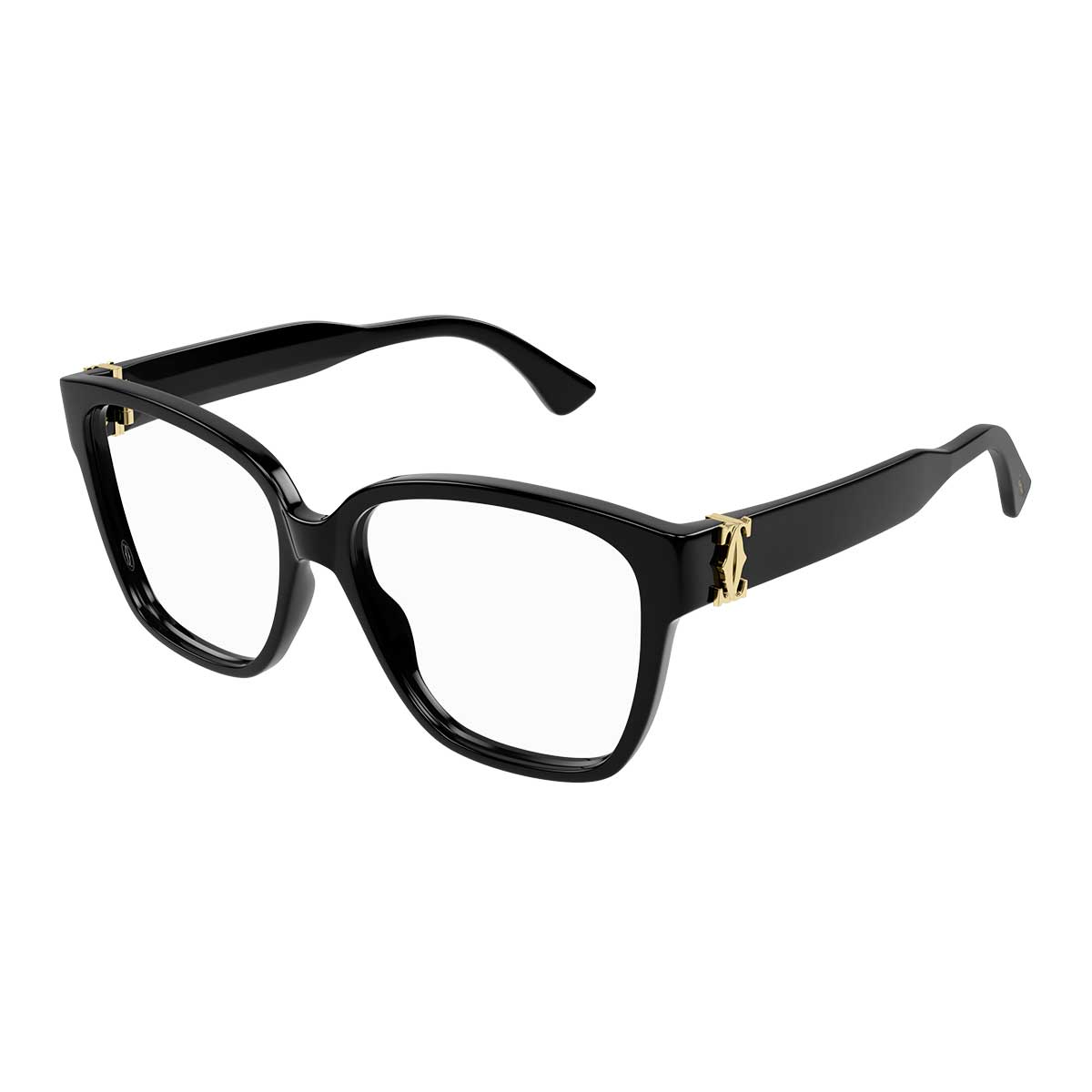 Cartier Occhiali da Vista CT0451O 001 Nero/Trasparente Donna 2